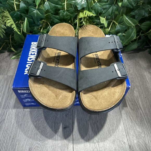 Birkenstock Arizona CT Mens Sandals  Size 44 Black NEW in box with tag main image 2